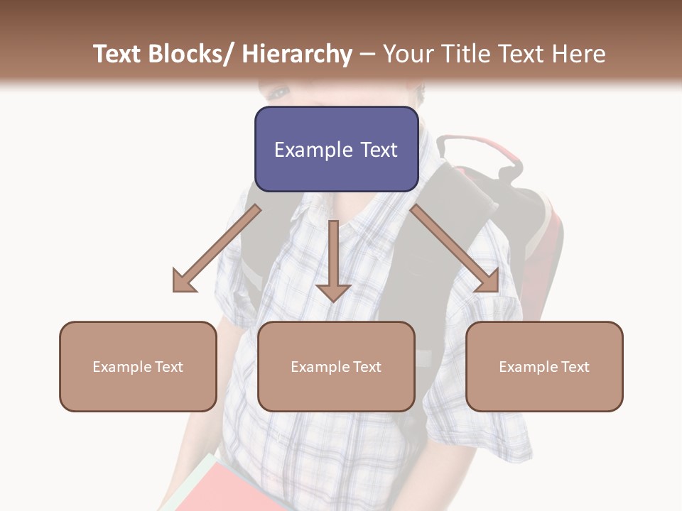 Education Schoolboy Pupil PowerPoint Template