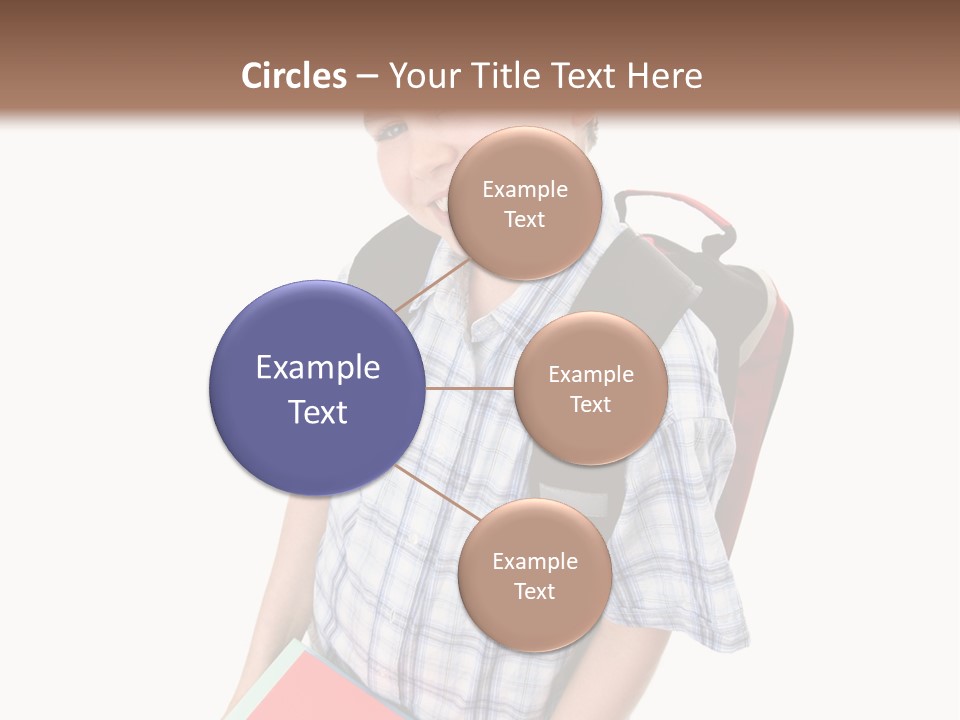 Education Schoolboy Pupil PowerPoint Template