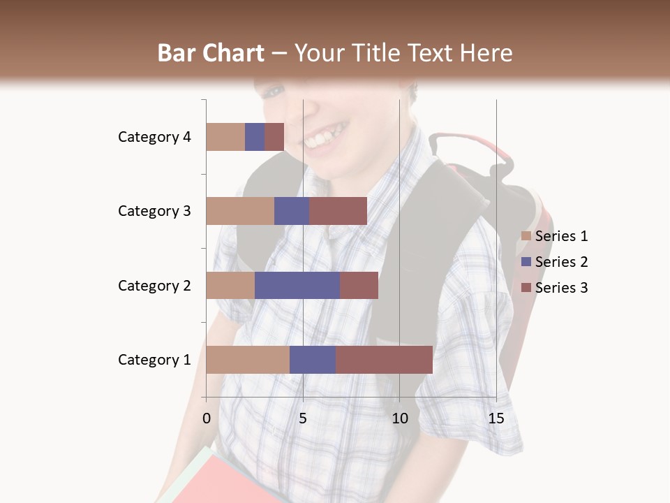 Education Schoolboy Pupil PowerPoint Template