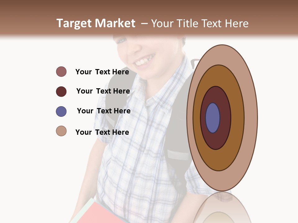 Education Schoolboy Pupil PowerPoint Template