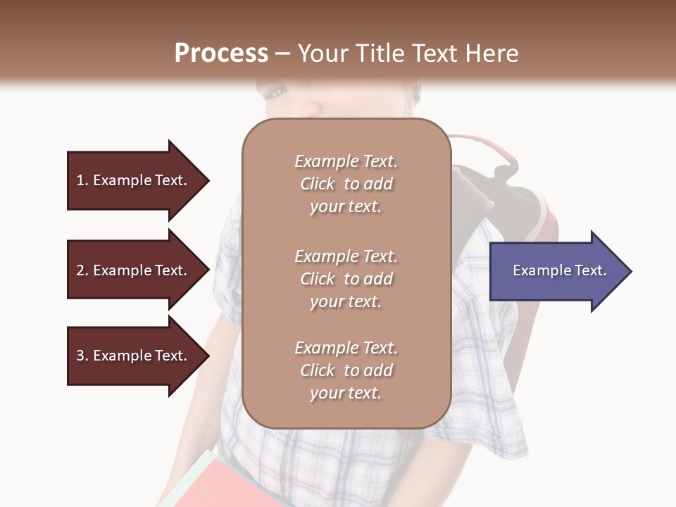 Education Schoolboy Pupil PowerPoint Template