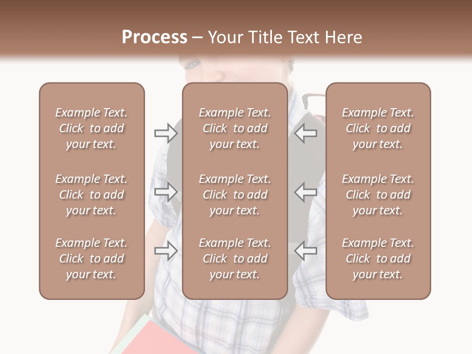Education Schoolboy Pupil PowerPoint Template