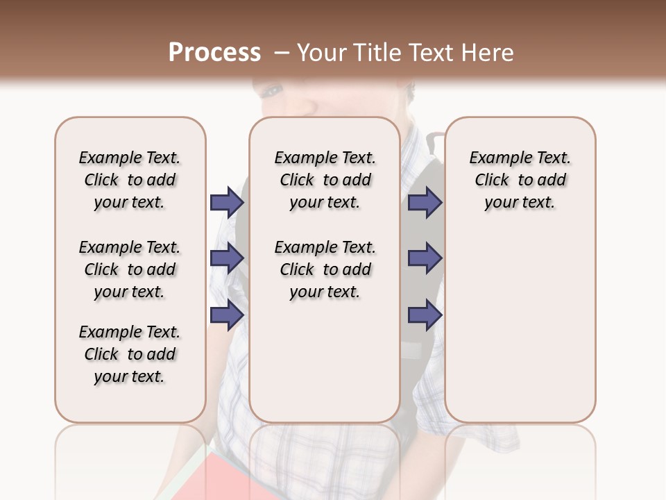 Education Schoolboy Pupil PowerPoint Template