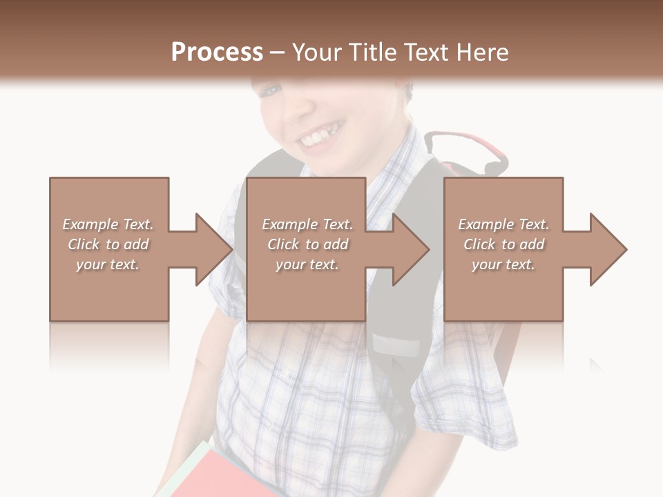 Education Schoolboy Pupil PowerPoint Template