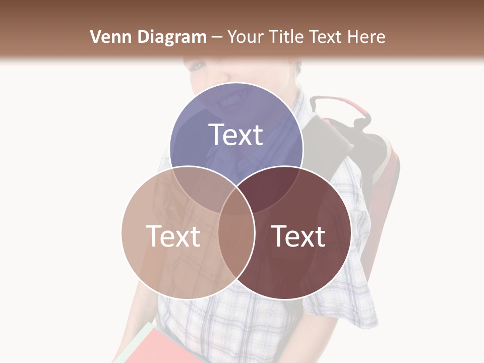 Education Schoolboy Pupil PowerPoint Template