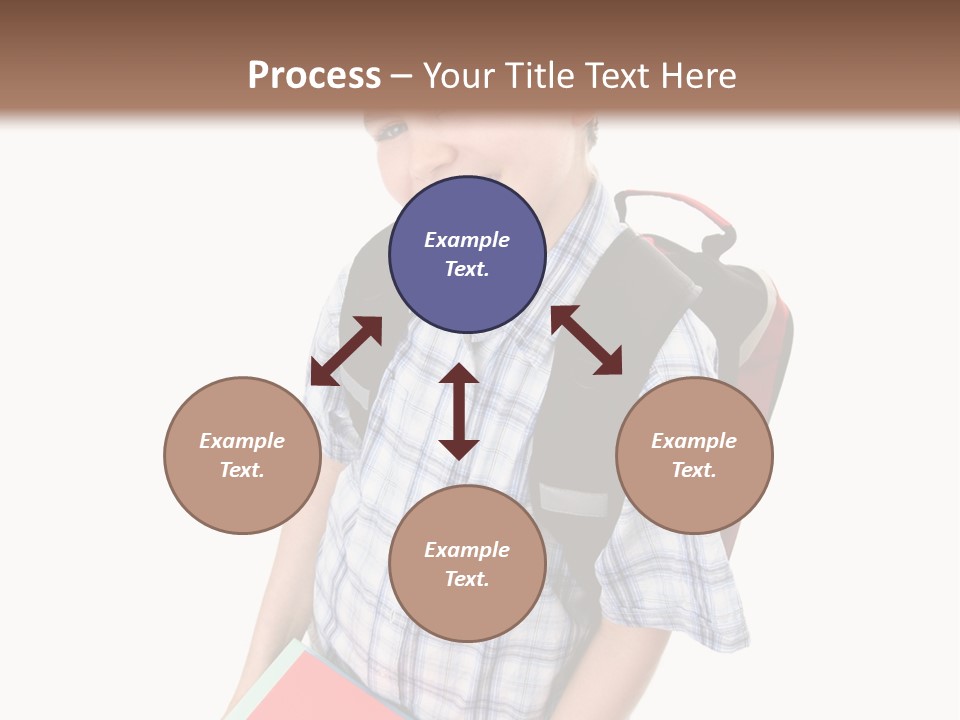 Education Schoolboy Pupil PowerPoint Template