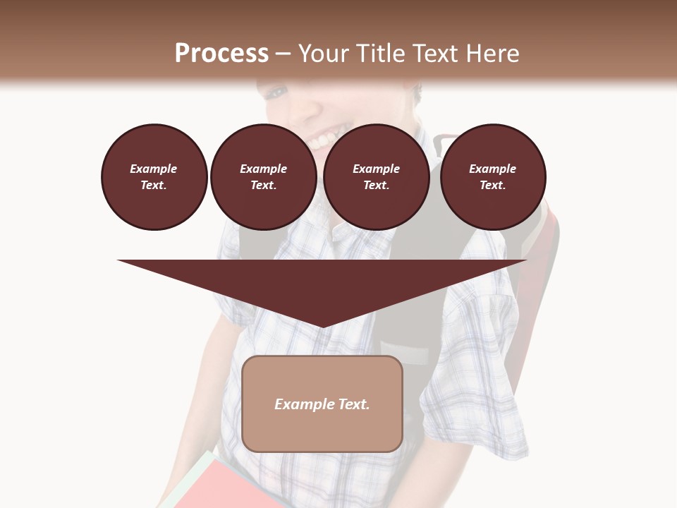 Education Schoolboy Pupil PowerPoint Template