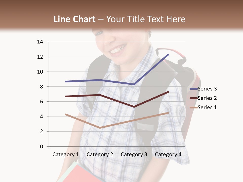 Education Schoolboy Pupil PowerPoint Template