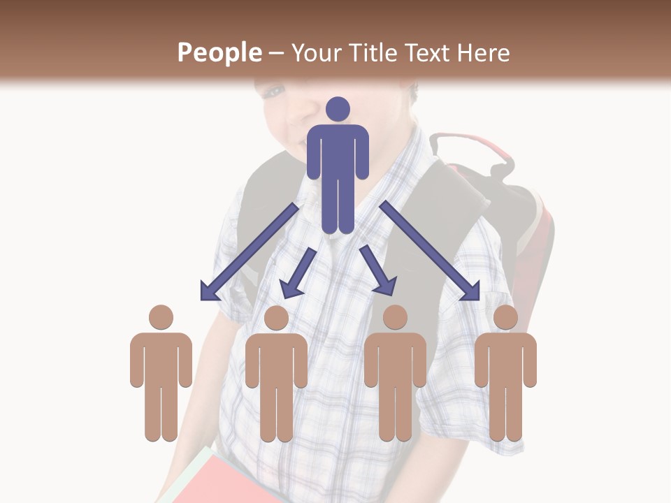 Education Schoolboy Pupil PowerPoint Template