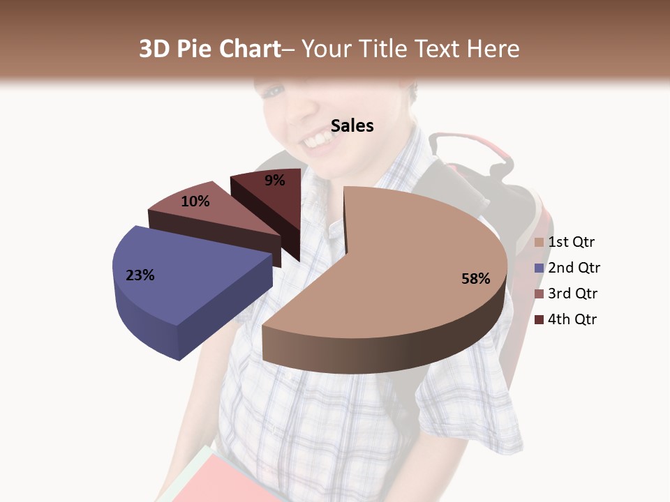 Education Schoolboy Pupil PowerPoint Template
