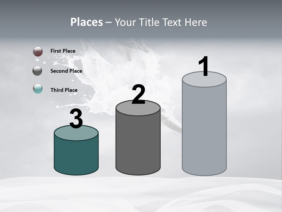 Mid Air Ballerina Attractive PowerPoint Template