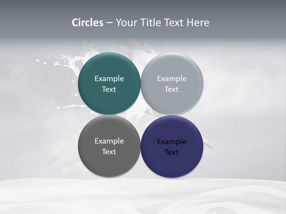 Mid Air Ballerina Attractive PowerPoint Template