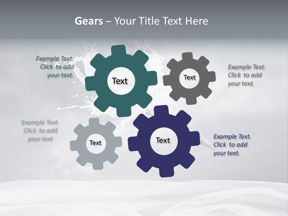 Mid Air Ballerina Attractive PowerPoint Template