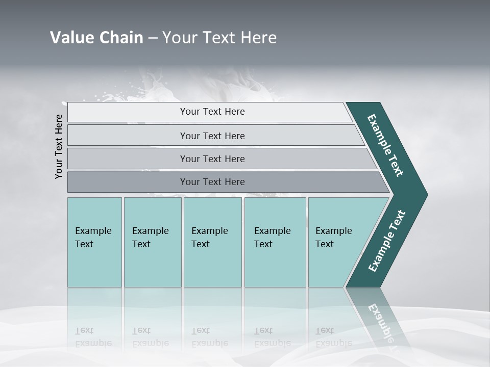 Mid Air Ballerina Attractive PowerPoint Template