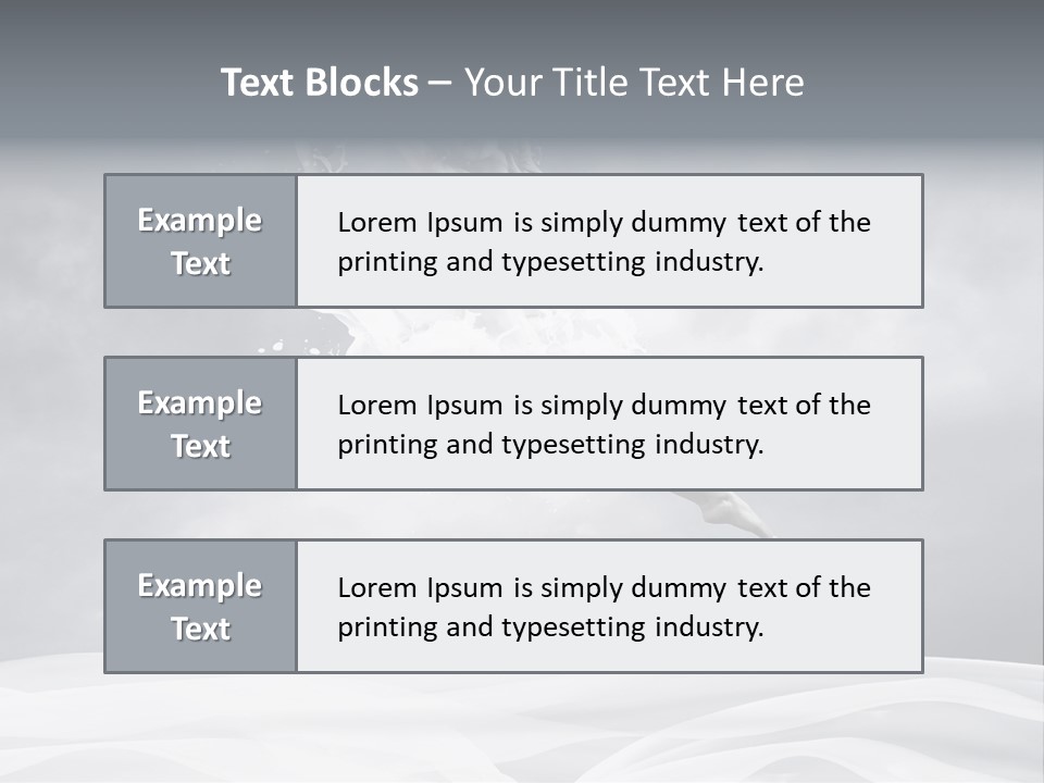 Mid Air Ballerina Attractive PowerPoint Template