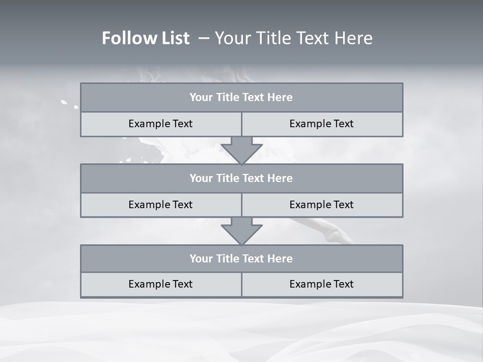 Mid Air Ballerina Attractive PowerPoint Template