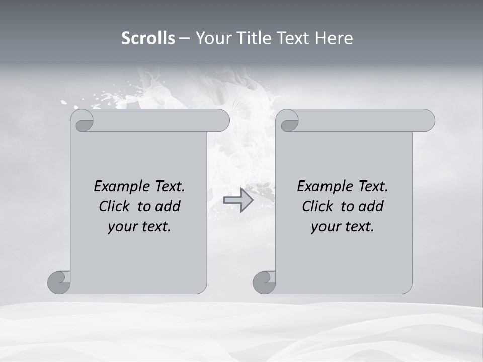 Mid Air Ballerina Attractive PowerPoint Template