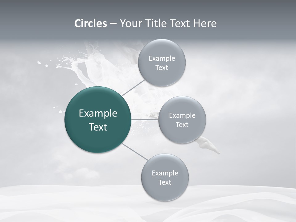 Mid Air Ballerina Attractive PowerPoint Template