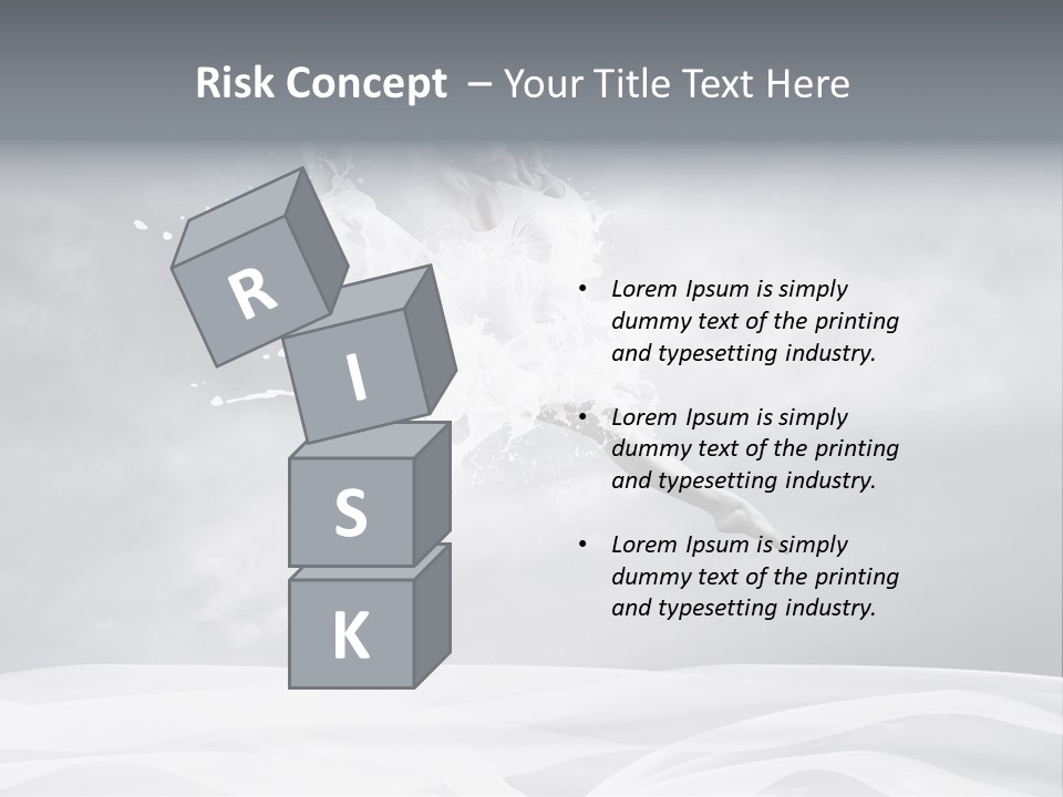 Mid Air Ballerina Attractive PowerPoint Template