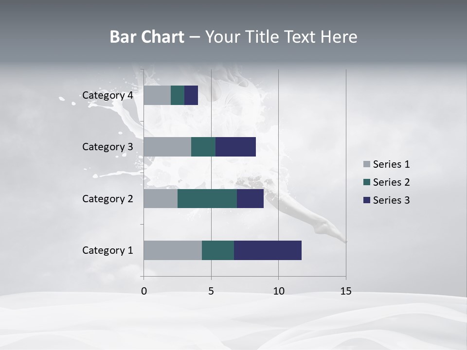 Mid Air Ballerina Attractive PowerPoint Template