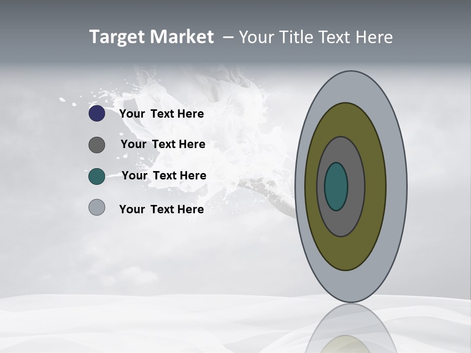 Mid Air Ballerina Attractive PowerPoint Template