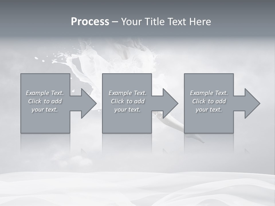 Mid Air Ballerina Attractive PowerPoint Template