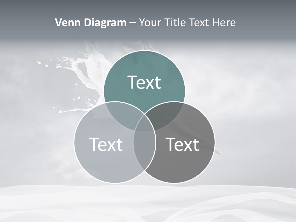 Mid Air Ballerina Attractive PowerPoint Template