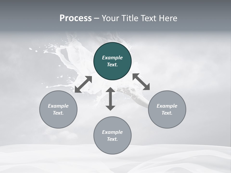 Mid Air Ballerina Attractive PowerPoint Template