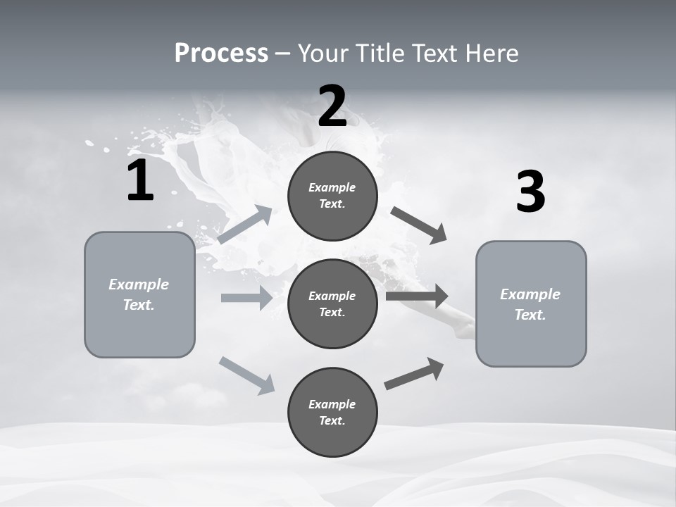 Mid Air Ballerina Attractive PowerPoint Template