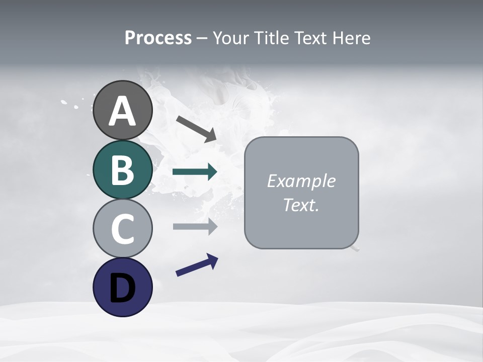 Mid Air Ballerina Attractive PowerPoint Template