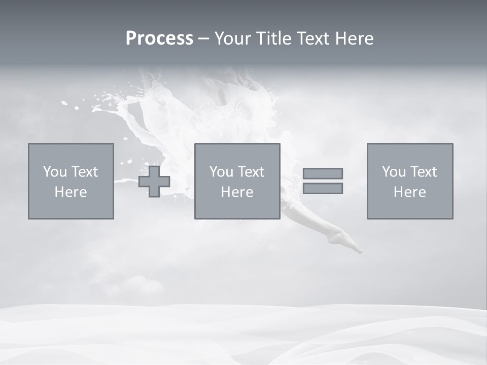 Mid Air Ballerina Attractive PowerPoint Template