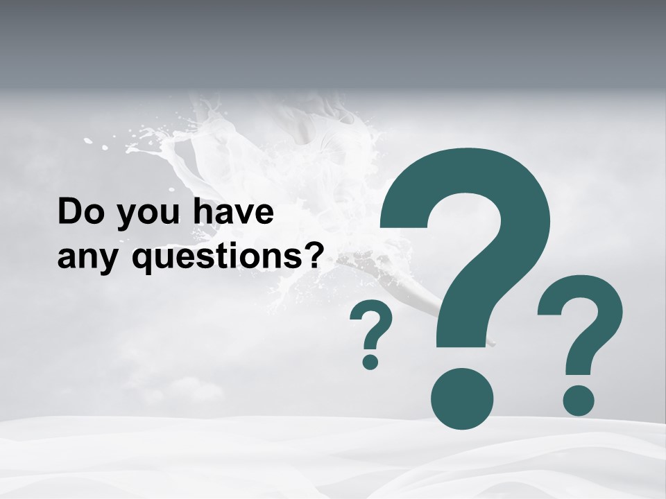 Mid Air Ballerina Attractive PowerPoint Template