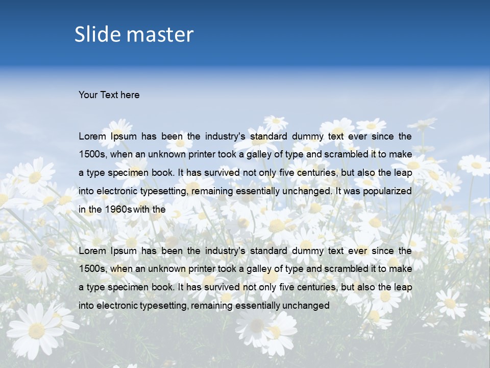 Design Scenery Close PowerPoint Template