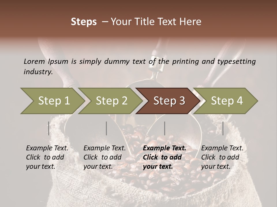 Beverage Brass Bronze PowerPoint Template