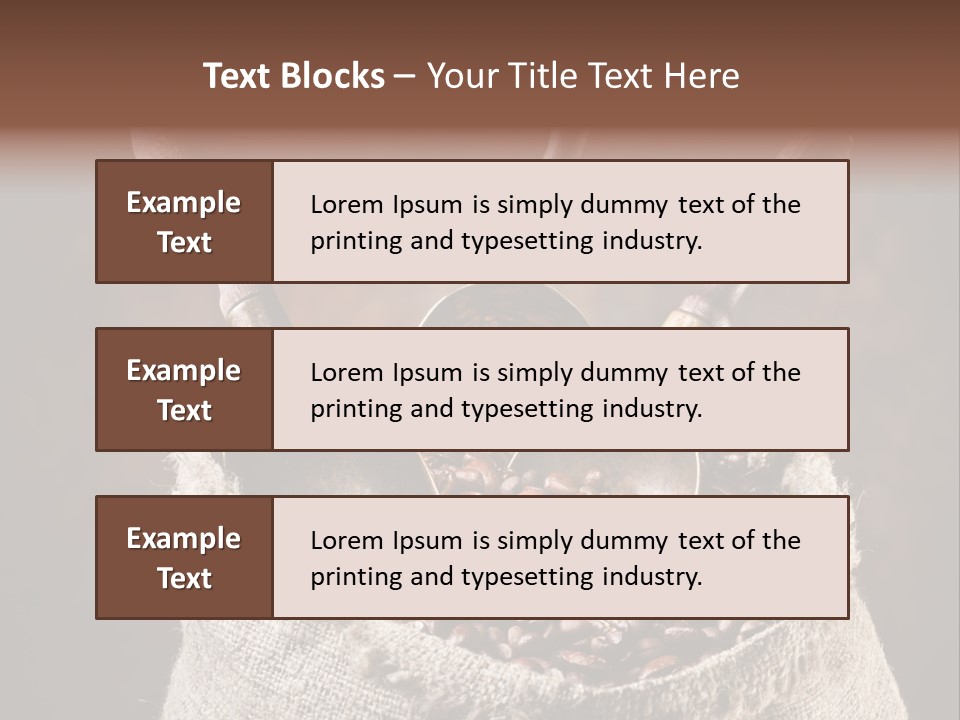 Beverage Brass Bronze PowerPoint Template