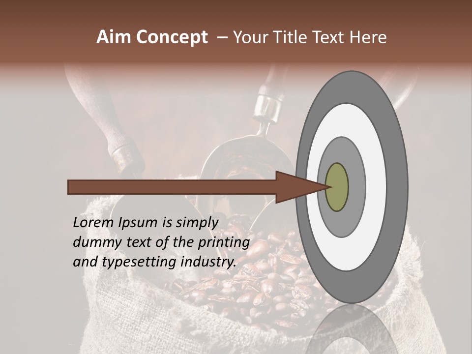 Beverage Brass Bronze PowerPoint Template