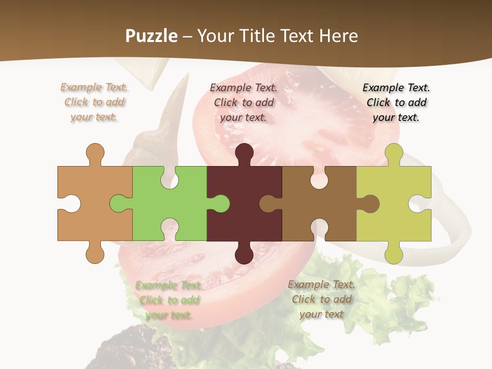 Steak Ingredient Appetiser PowerPoint Template