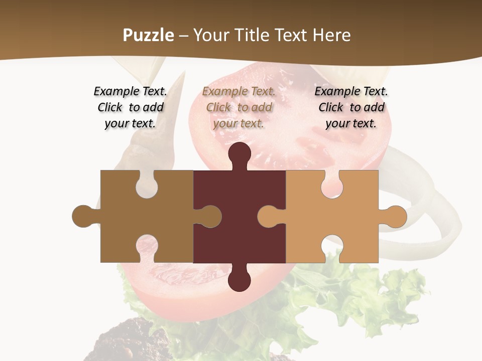 Steak Ingredient Appetiser PowerPoint Template