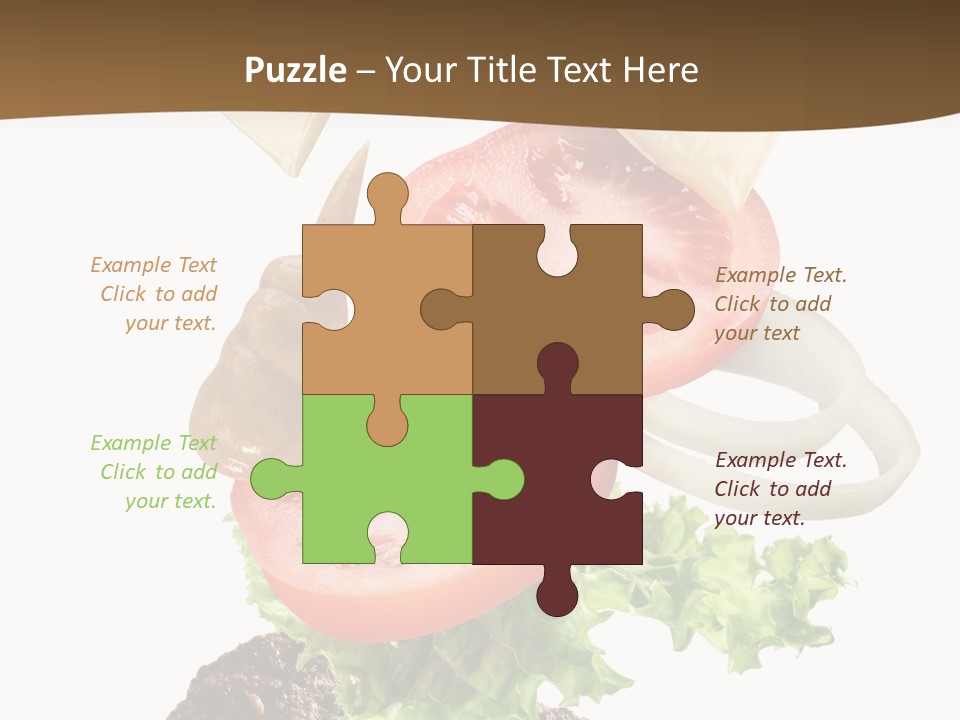 Steak Ingredient Appetiser PowerPoint Template