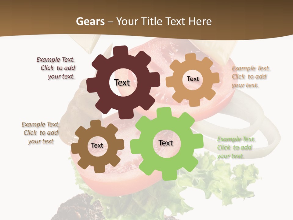 Steak Ingredient Appetiser PowerPoint Template