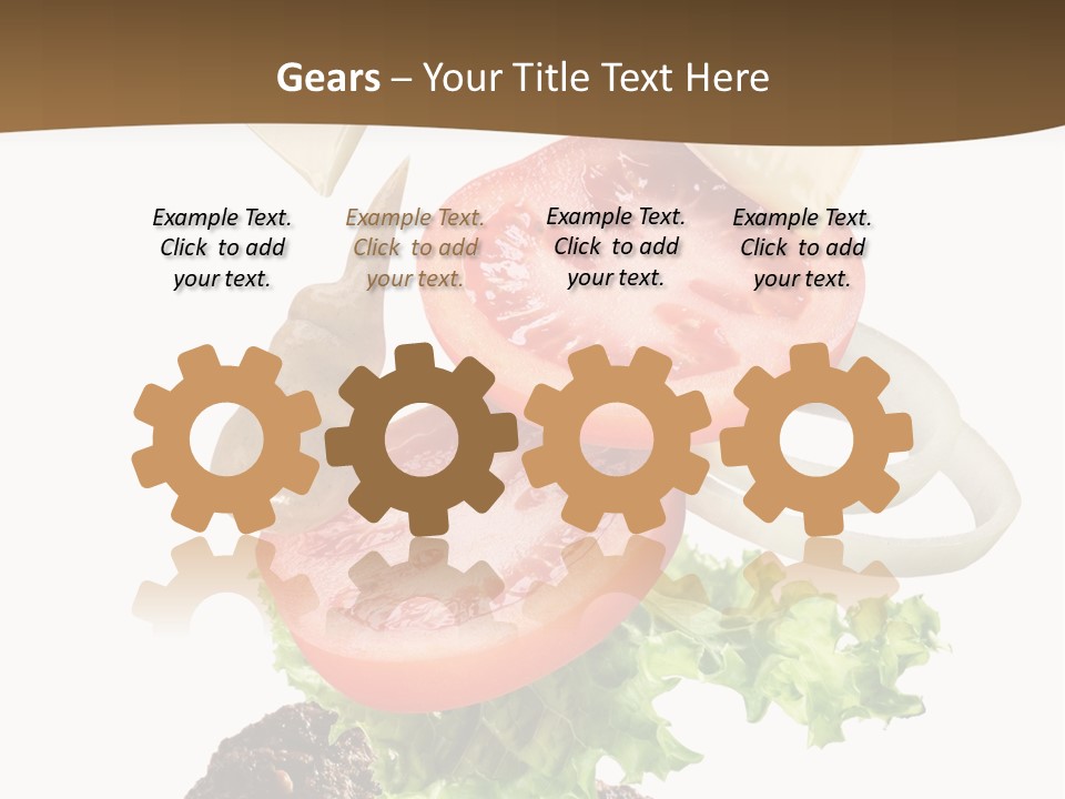 Steak Ingredient Appetiser PowerPoint Template