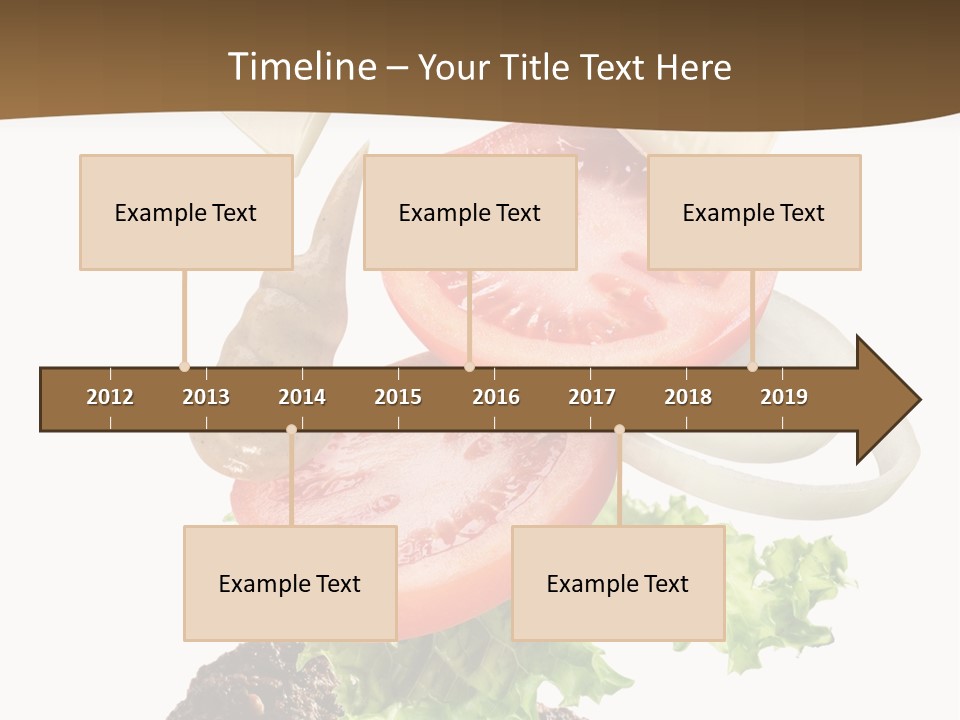 Steak Ingredient Appetiser PowerPoint Template