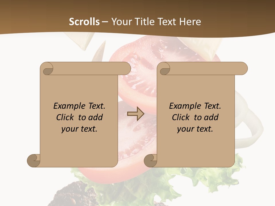 Steak Ingredient Appetiser PowerPoint Template