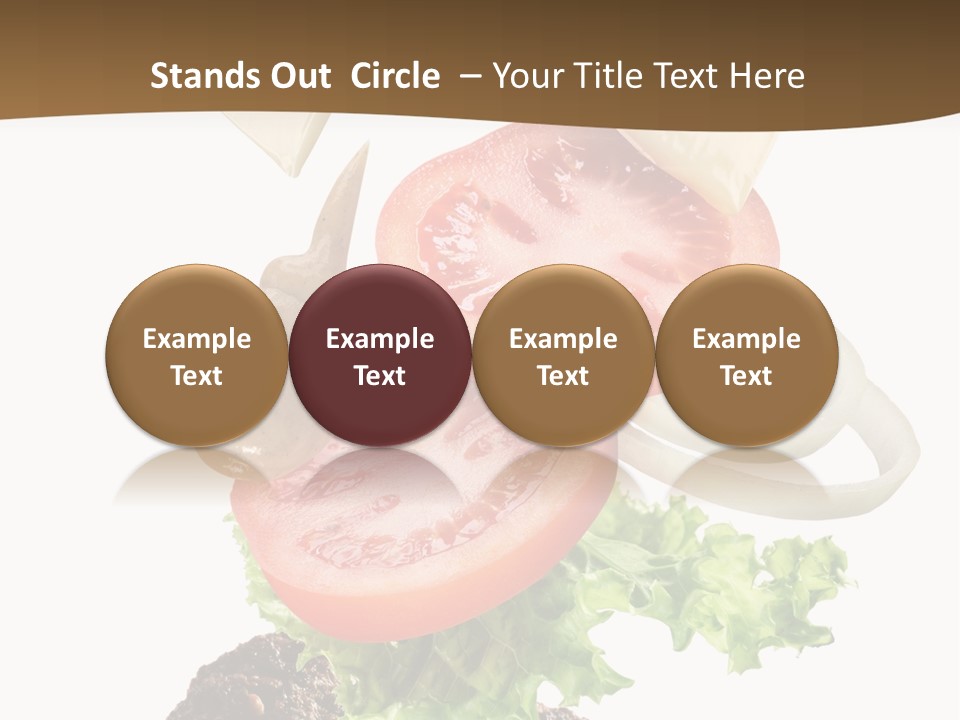 Steak Ingredient Appetiser PowerPoint Template