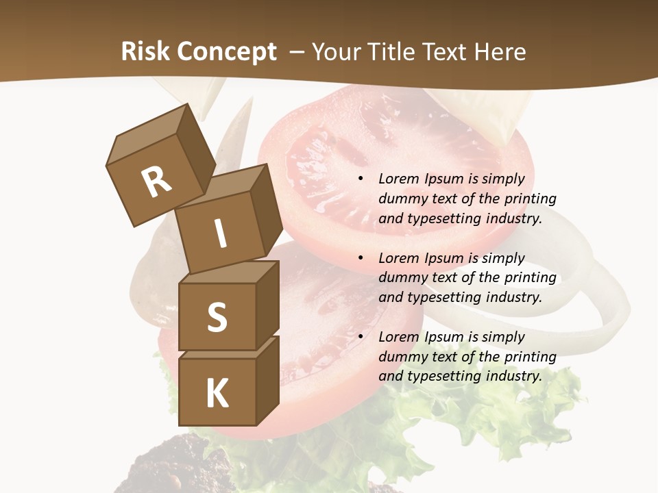 Steak Ingredient Appetiser PowerPoint Template