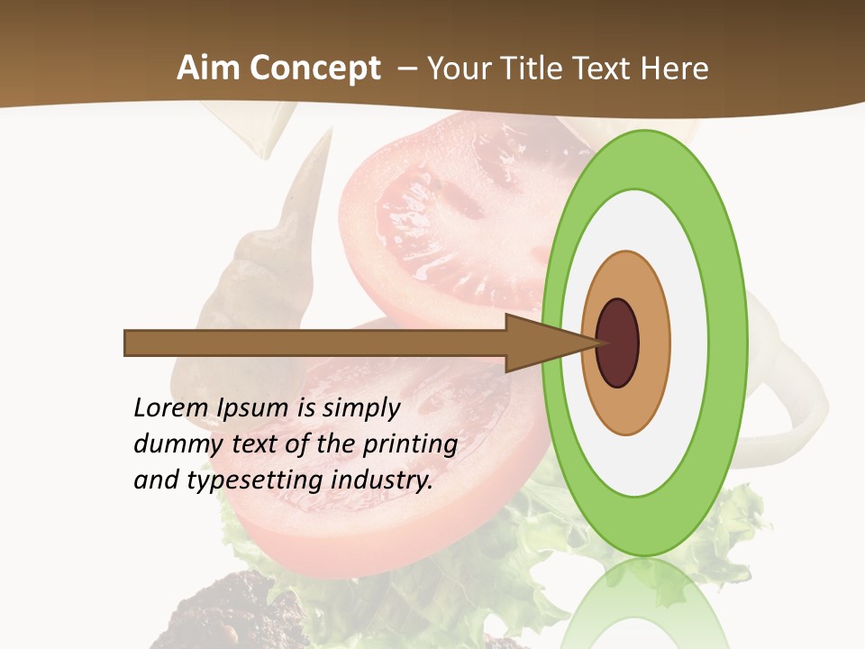 Steak Ingredient Appetiser PowerPoint Template