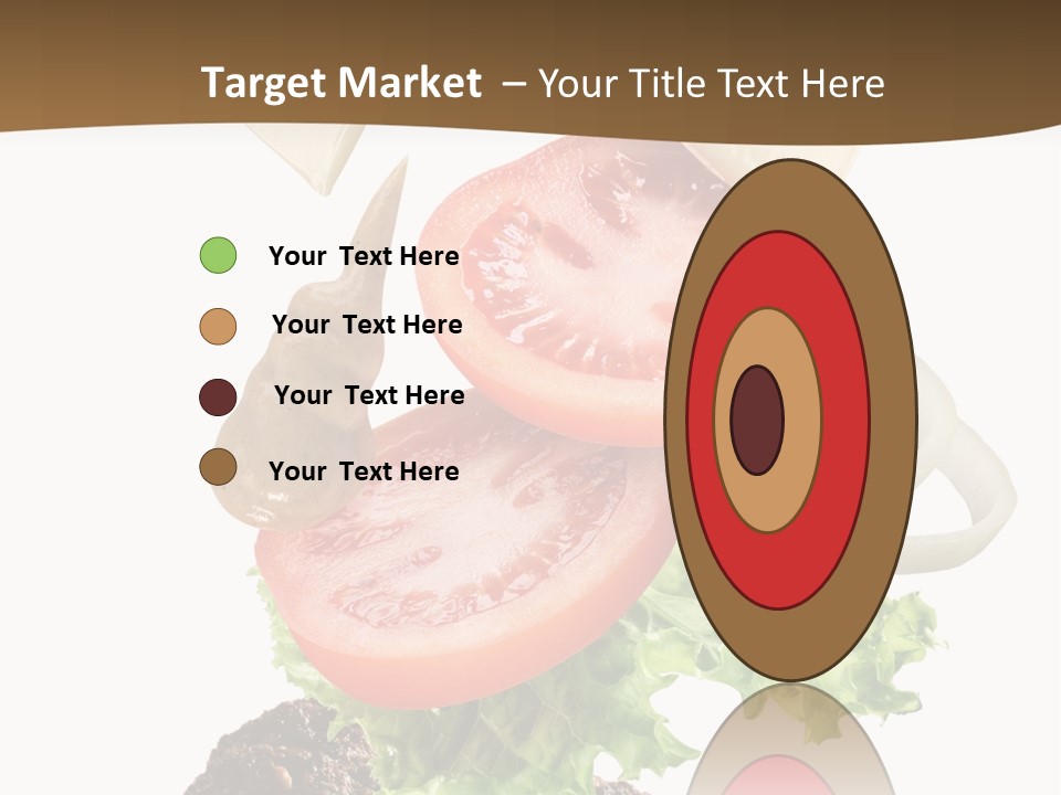 Steak Ingredient Appetiser PowerPoint Template