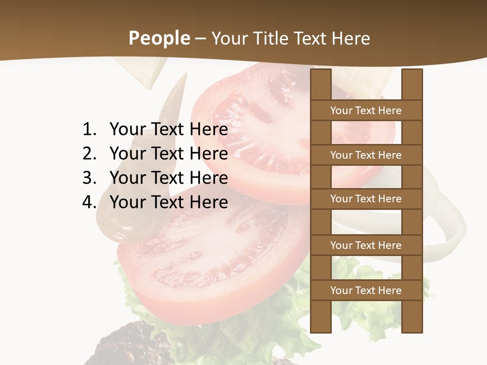 Steak Ingredient Appetiser PowerPoint Template