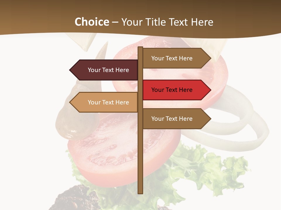 Steak Ingredient Appetiser PowerPoint Template