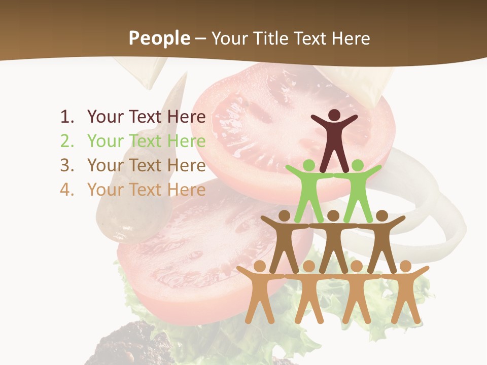 Steak Ingredient Appetiser PowerPoint Template